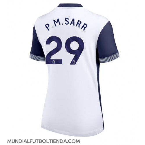 Camiseta Tottenham Hotspur Pape Matar Sarr #29 Primera Equipación Replica 2024-25 para mujer mangas cortas